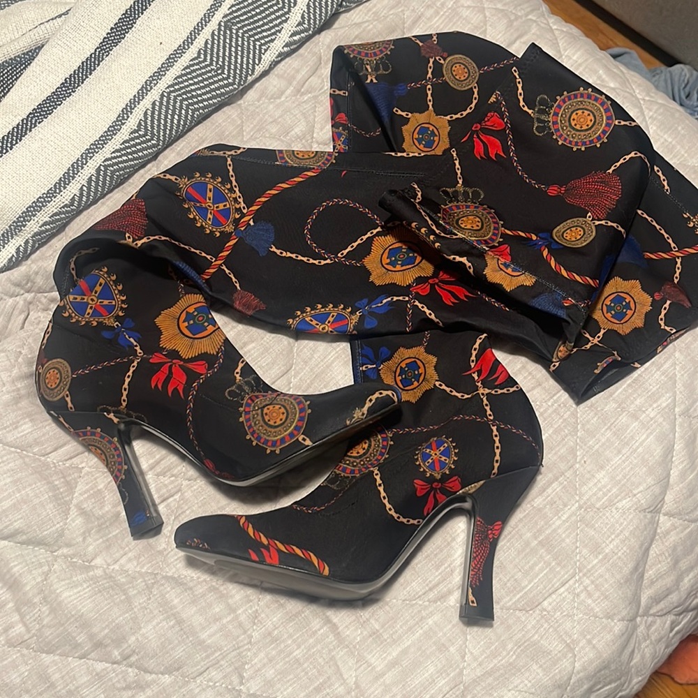 Zara thigh-high boots